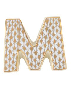 Herend Decorative Letter - Gold