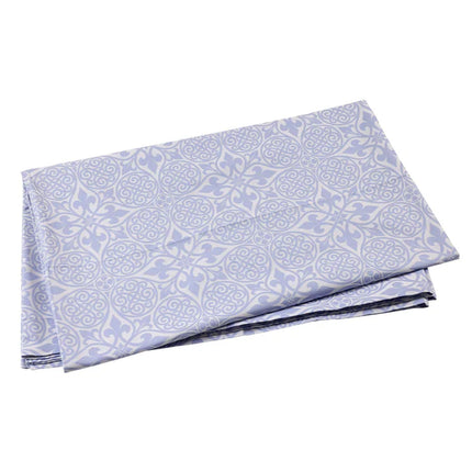 Vietri Damask Tablecloth - Blue