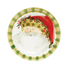 Vietri Old St. Nick Dinner Plates - Animal Hat