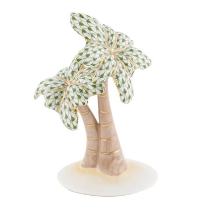 Herend Decorative Palm Tree - Forest Green