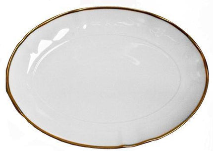 Simply Elegant Gold Oval Platter by Anna Weatherley