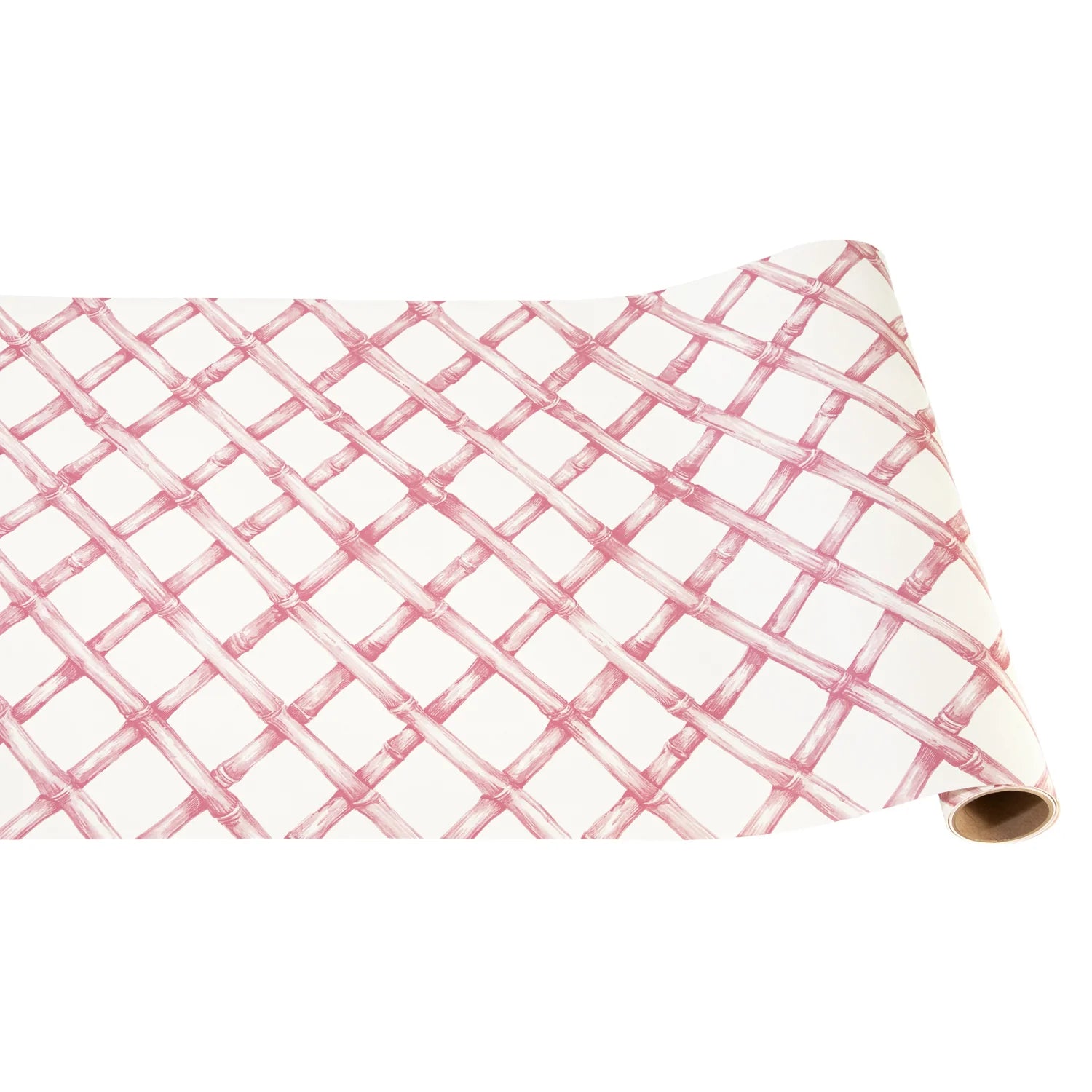 Hester & Cook Lattice Paper Stripe Runner - Pink