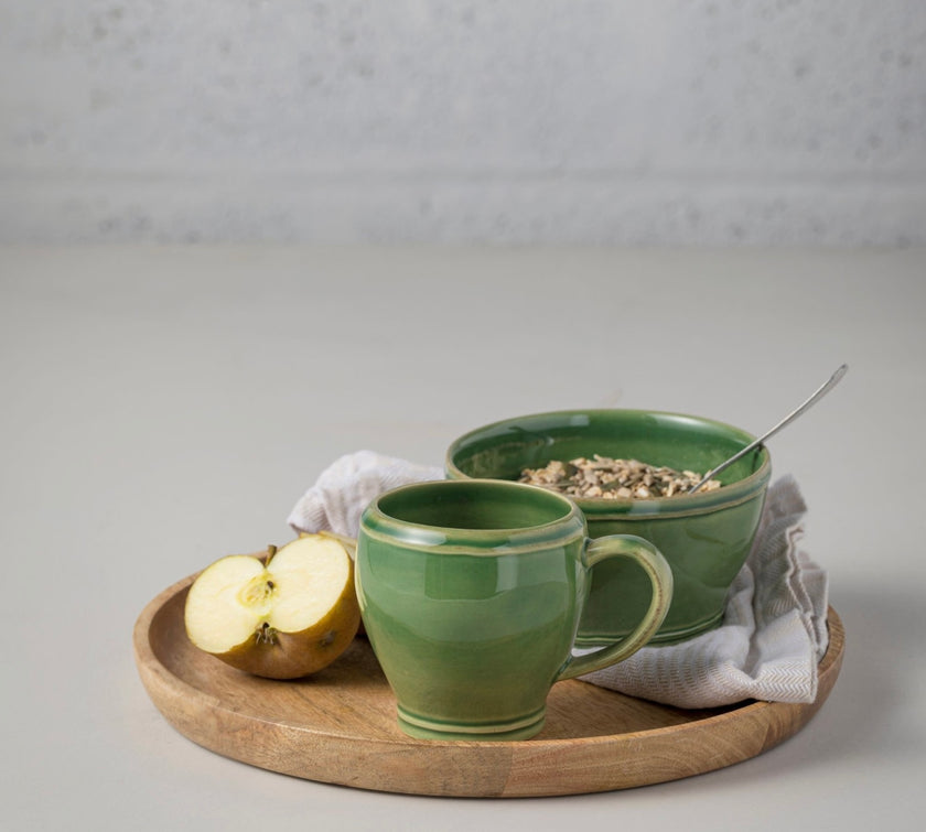 Casafina Fontana Mug - Forest Green