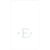 Caspari Antique Robin's Egg Single Initial Guest Towel Napkins - 24 Per Box