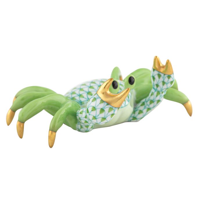 Herend Decorative Sand Crab - Key Lime