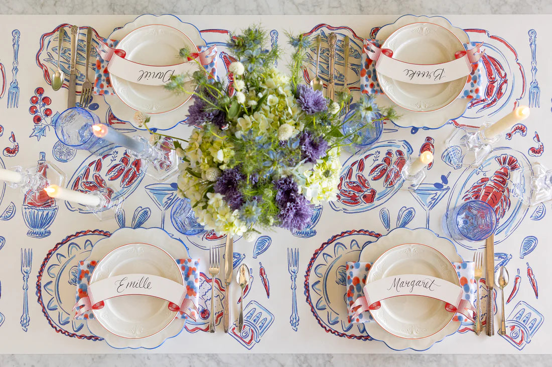 Hester & Cook Seaside Party Paper Table Runner