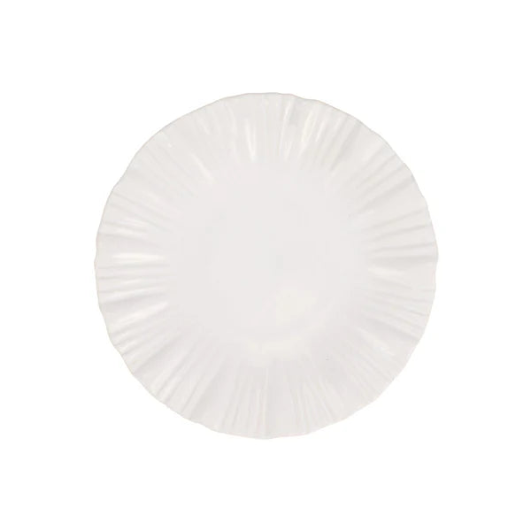 Vietri Bari Salad Plate - White