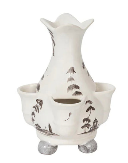 Juliska Country Estate Tulipiere 6” Vase - Flint Grey