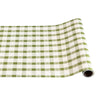 Hester & Cook Moss Painted Check Table Runner