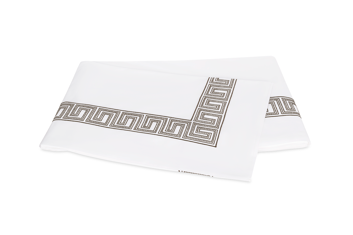 Matouk Ophelia Flat Sheet - Mocha