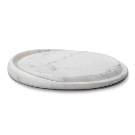 Simon Pearce White Marble Cheese Board