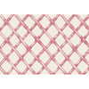 Hester & Cook Pink Lattice Paper Placemat