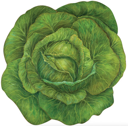 Hester & Cook Die-Cut Cabbage Placemat