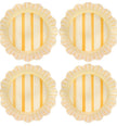 Juliska Sunshine Cabana Stripe Dinner Plate S/4 - Melamine