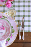 Hester & Cook Die-Cut Peony China Plate Placemat