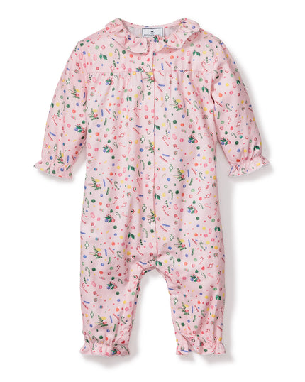 Petite Plume Twill Madeline Romper - Vintage Sweets