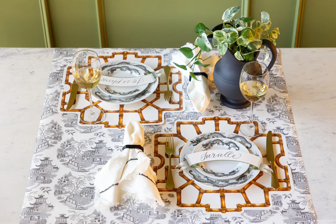 Hester & Cook Die Cut Bamboo Placemat