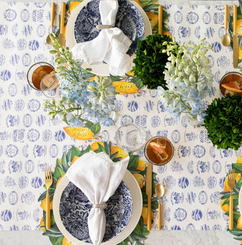 Hester & Cook Die-Cut Lemon Wreath Placemat
