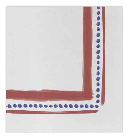 Vietri Red Campagna Paper Cocktail Napkins