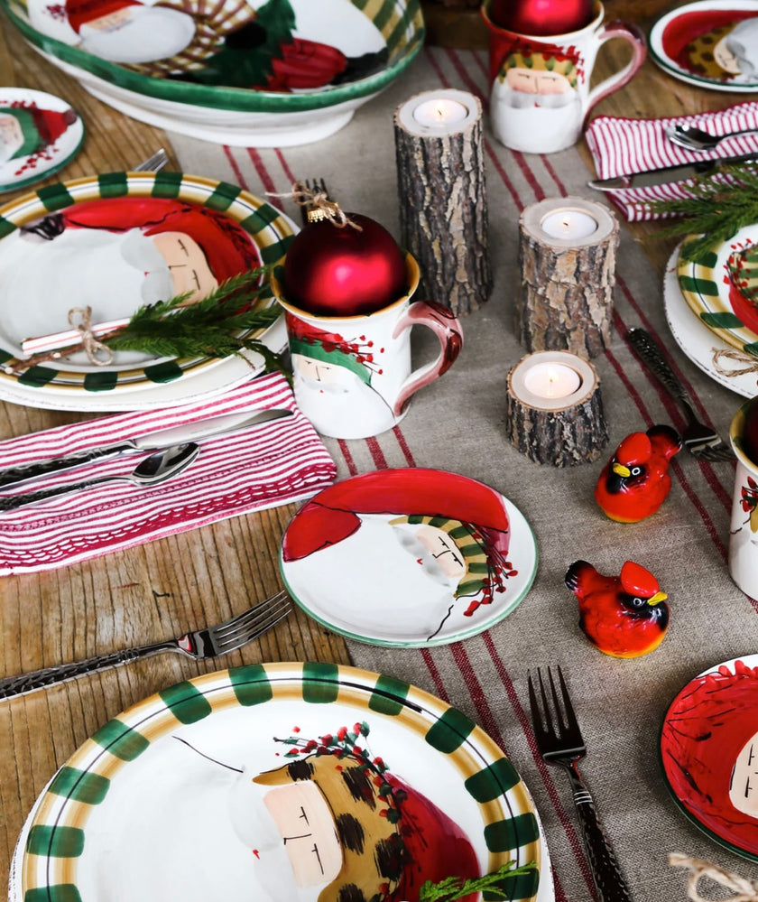 Vietri Old St. Nick Cereal Bowls - Set of 4