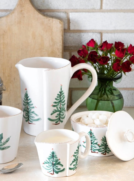 Vietri Lastra Holiday Creamer