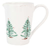 Vietri Lastra Holiday Pitcher