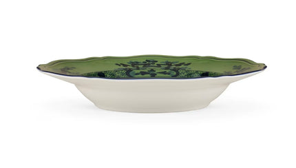 Ginori Oriente Italiano Soup Plate - Malachite