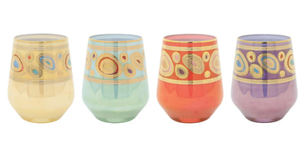 Vietri Regalia Stemless Wine Glasses