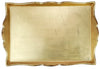 Vietri Florentine Gold Handled Medium Rectangular Tray