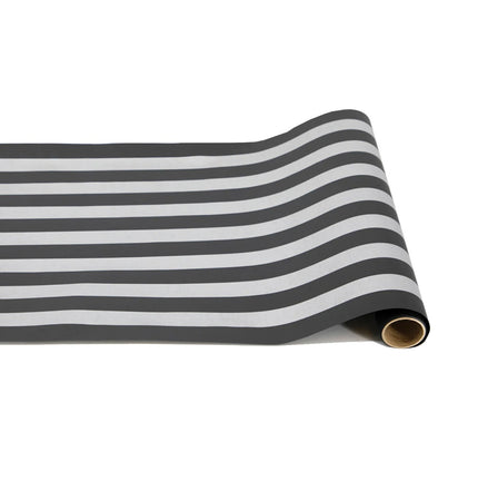 Hester & Cook Chalkboard Silver Stripe Paper Table Runner