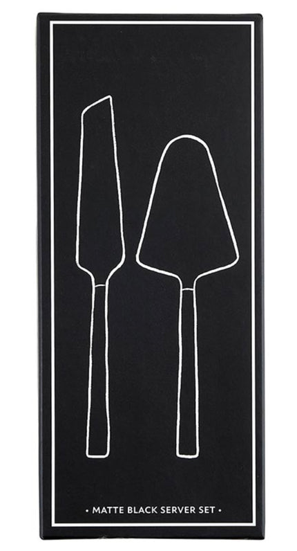 Santa Barbara Design Studio Matte Black Server Set