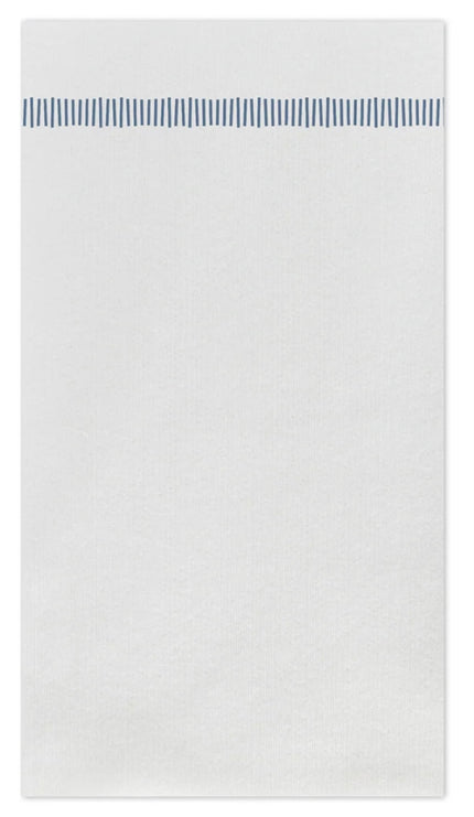 Vietri Linen Fringe Paper Guest Towel - Light Blue