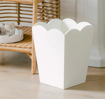 Addison Ross Scallop Bin - White