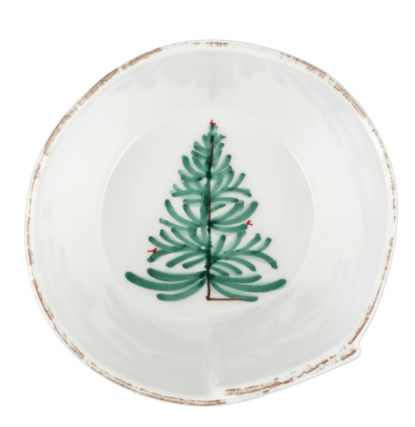 Vietri Lastra Holiday Stacking Cereal Bowl - Melamine