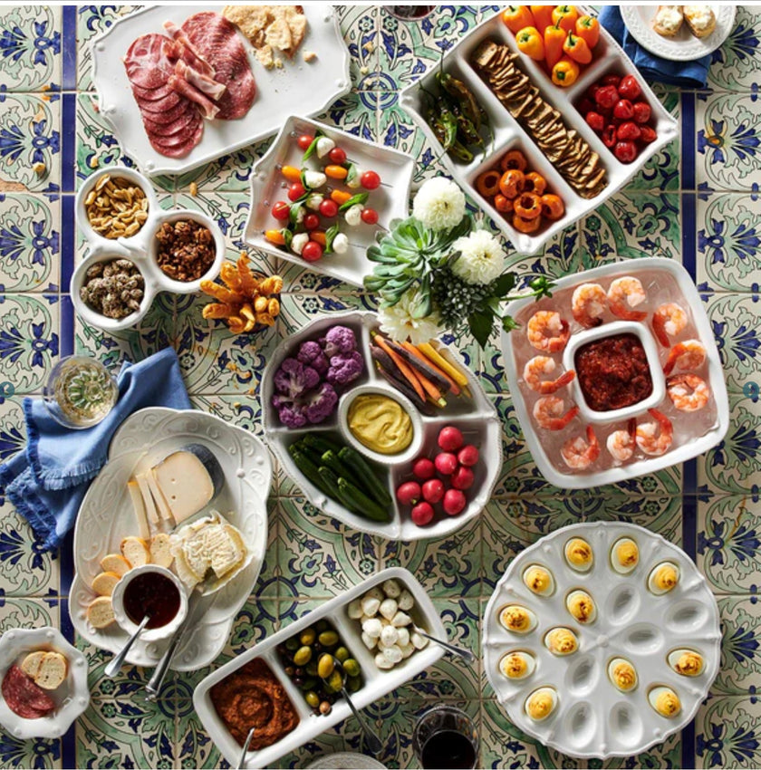 Juliska Berry & Thread Deviled Egg Platter