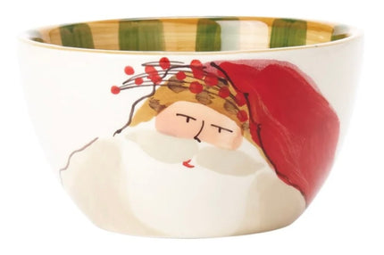 Vietri Old St. Nick Cereal Bowl - Animal Hat