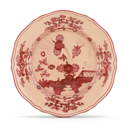 Ginori Oriente Italiano Flat Dinner Plate - Vermiglio