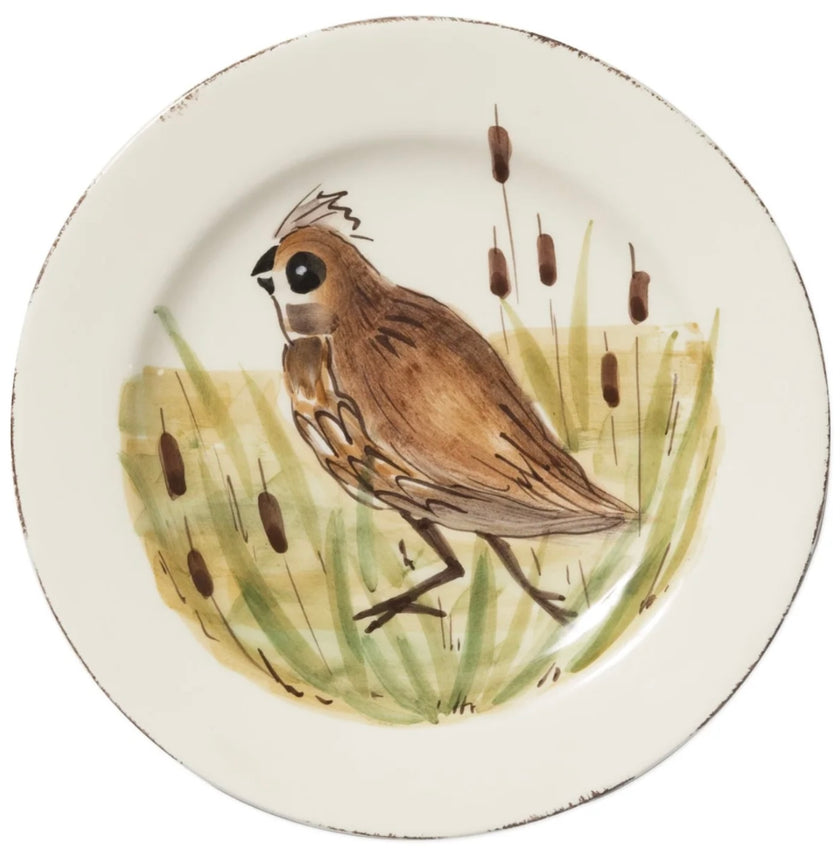 Vietri Wildlife Salad Plates - Set of 8