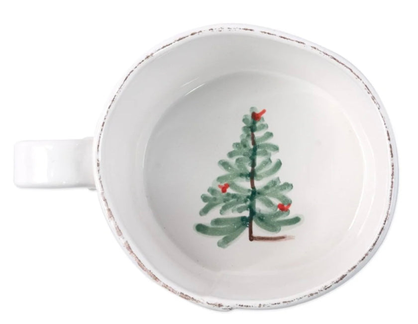 Vietri Lastra Holiday Jumbo Mug