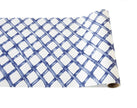 Hester & Cook Lattice Paper Stripe Runner - Blue