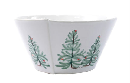 Vietri Lastra Holiday Medium Stacking Serving Bowl