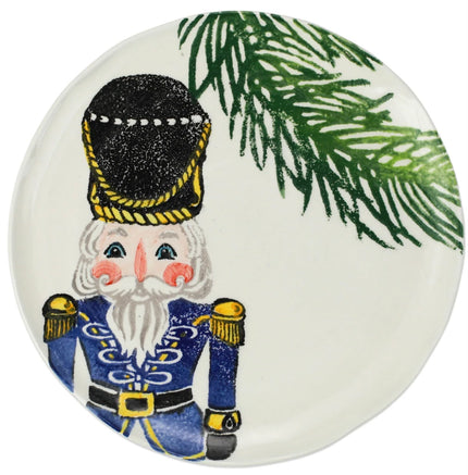 Vietri Nutcracker Salad Plate - Blue