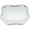 Herend Princess Victoria Square Salad Bowl - Light Blue