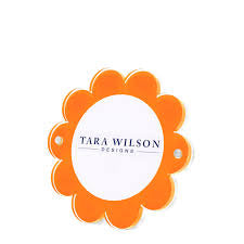 Tara Wilson Designs Acrylic Daisy Frame- Orange