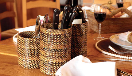 Calaisio Woven Flatware Caddy