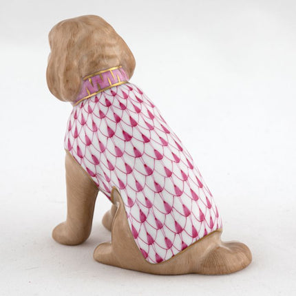 Herend Decorative Labradoodle - Raspberry