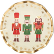 Sophistiplate Wavy Salad Plate- Nutcracker Christmas