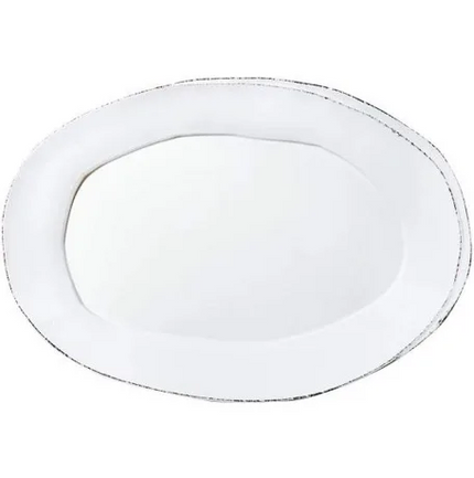 Lastra Oval Platter- White