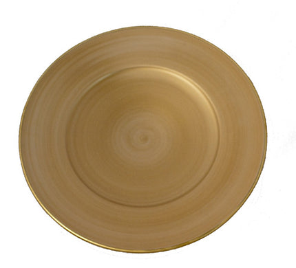 Brushed Gold Charger by Anna Weatherley