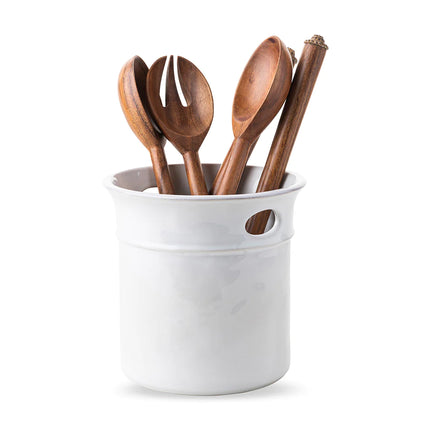 Juliska Puro Utensil Holder - Whitewash